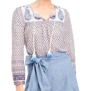 J. Crew Point Sur Cotton Top
